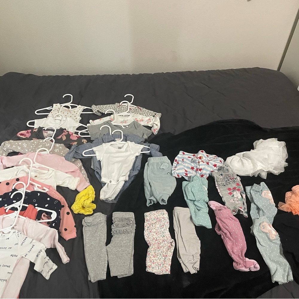 Newborn baby girls clothes bundle